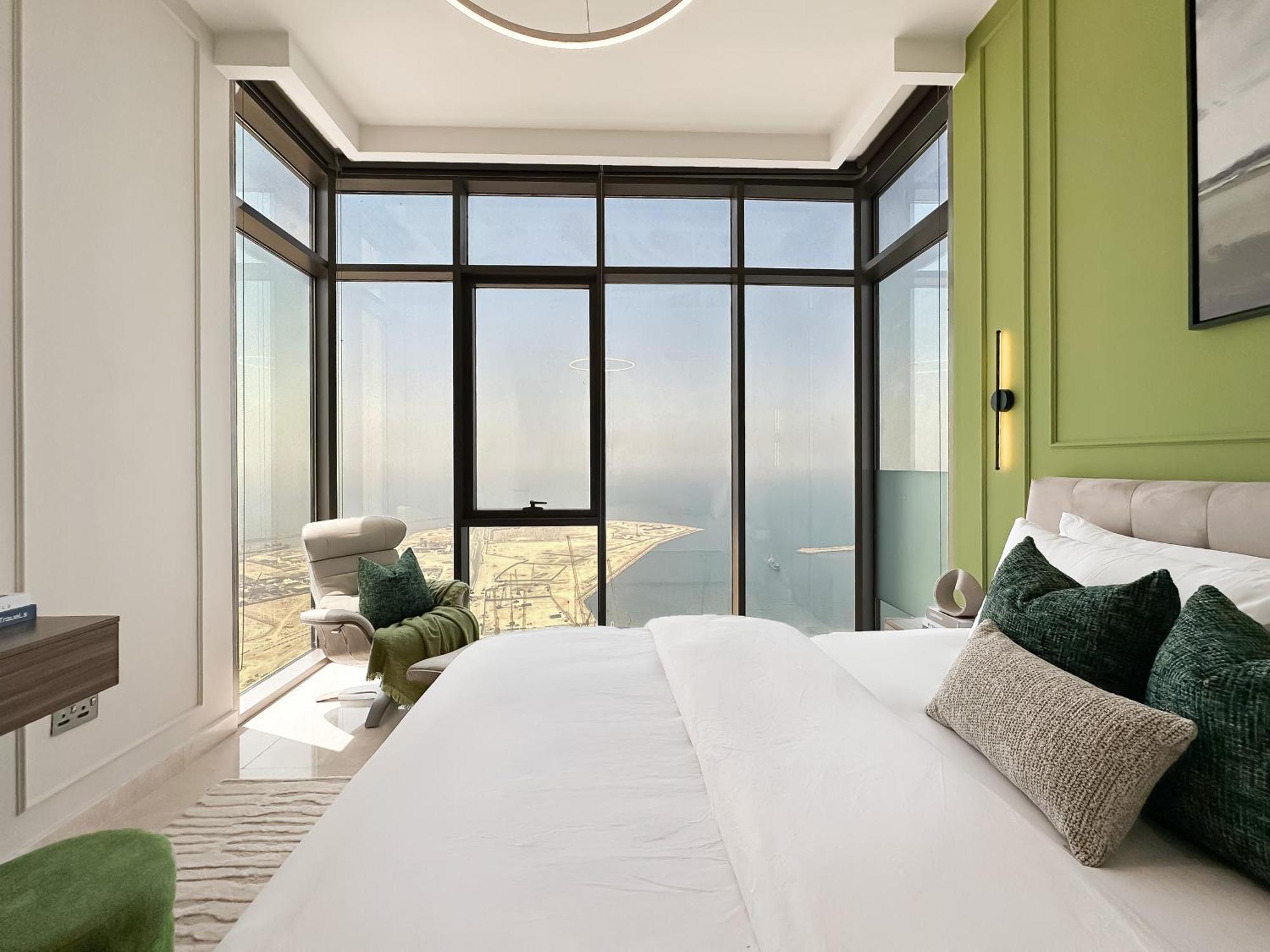 Stunning Sea View With Private Balcony In * Dubai